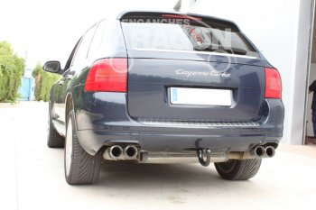 22 699 р. Фаркоп Aragon.(шар V)  Audi Q7 ( 4L,  4M) (2005-2022), Porsche Cayenne ( 955,  957,  958,  PO536) (2002-2025), Volkswagen Touareg ( GP,  NF,  CR) (2002-2025)  с доставкой в г. Йошкар-Ола. Увеличить фотографию 5