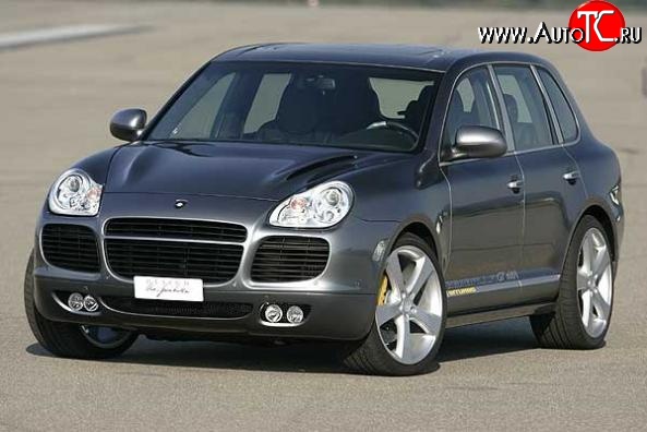 21 499 р. Накладка на передний бампер Gemballa Aero I Porsche Cayenne 955 (2002-2006) (Неокрашенная)  с доставкой в г. Йошкар-Ола