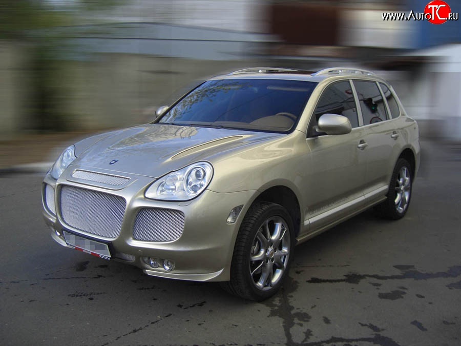 17 299 р. Комплект порогов Gemballa Aero III Porsche Cayenne 955 (2002-2006) (Неокрашенные)  с доставкой в г. Йошкар-Ола