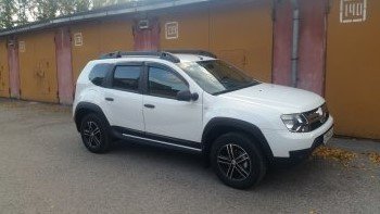 3 999 р. Накладки на двери Petroil Tuning Renault Duster HS дорестайлинг (2010-2015) (Тисненый пластик)  с доставкой в г. Йошкар-Ола. Увеличить фотографию 5