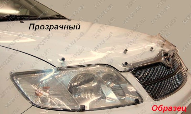 2 199 р. Дефлектор капота CA-Plastiс  ГАЗ 31105  Волга (2003-2009) дорестайлинг, рестайлинг (серия Classic прозрачный)  с доставкой в г. Йошкар-Ола