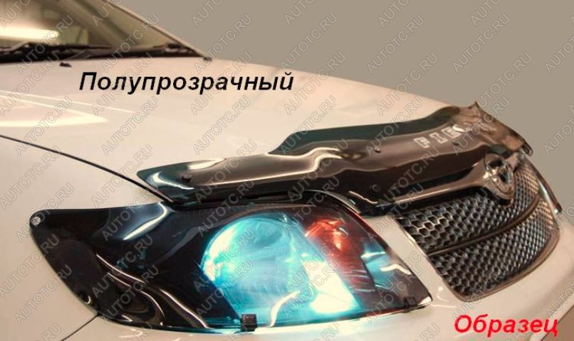 2 099 р. Дефлектор капота CA-Plastiс  Toyota Ipsum  ACM20 (2001-2003) дорестайлинг (серия Classic полупрозрачный, Без надписи)  с доставкой в г. Йошкар-Ола