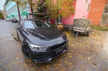 12 999 р. Юбка переднего бампера (Sport,Luxury, SE) INMAX  BMW 3 серия ( F30,  F31) (2015-2018) седан рестайлинг, универсал рестайлинг (неокрашенная)  с доставкой в г. Йошкар-Ола. Увеличить фотографию 2