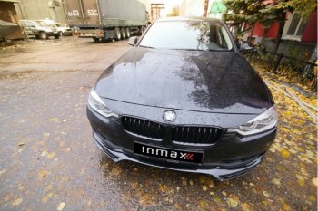 12 999 р. Юбка переднего бампера (Sport,Luxury, SE) INMAX  BMW 3 серия ( F30,  F31) (2015-2018) седан рестайлинг, универсал рестайлинг (неокрашенная)  с доставкой в г. Йошкар-Ола. Увеличить фотографию 3