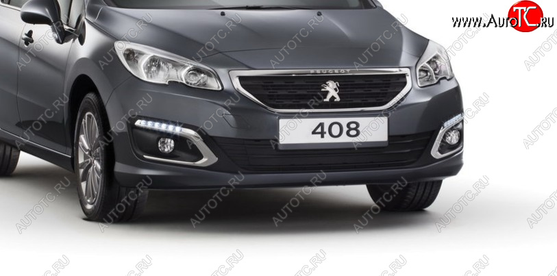 8 799 р. Бампер передний BodyParts Peugeot 408  дорестайлинг (2010-2017) (Неокрашенный)  с доставкой в г. Йошкар-Ола