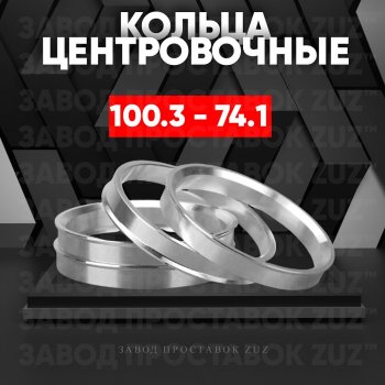 Алюминиевое центровочное кольцо BMW X6 E71 дорестайлинг (2008-2012) (4 шт) ЗУЗ 74.1 x 100.3 BMW X6 E71 дорестайлинг (2008-2012) 