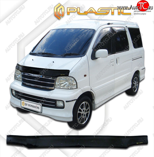 1 799 р. Дефлектор капота CA-Plastic  Daihatsu Atrai7  S231G,S221G (2000-2004) (classic черный, без надписи)  с доставкой в г. Йошкар-Ола