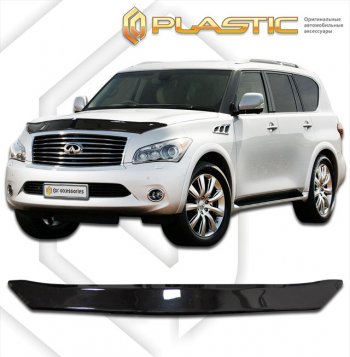 Дефлектор капота CA-Plastic INFINITI (Инфинити) QX56 (КуХ56)  Z62 (2010-2013) Z62