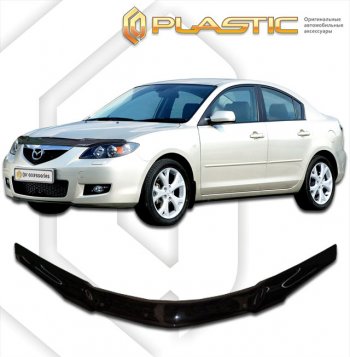 Дефлектор капота CA-Plastic Mazda 3/Axela BK дорестайлинг седан (2003-2006)