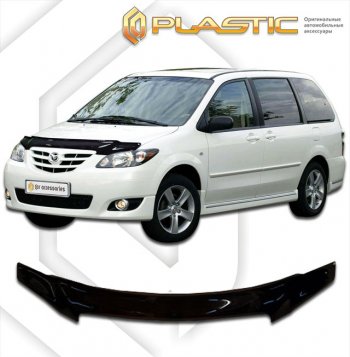  Дефлектор капота CA-Plastic Mazda (Мазда) MPV (МПВ)  LW (2003-2006) LW 2-ой рестайлинг