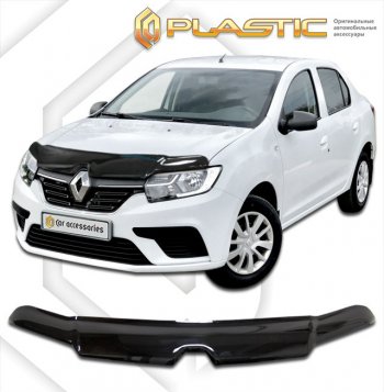 Дефлектор капота CA-Plastic Renault (Рено) Logan (Логан)  2 (2018-2024) 2 рестайлинг