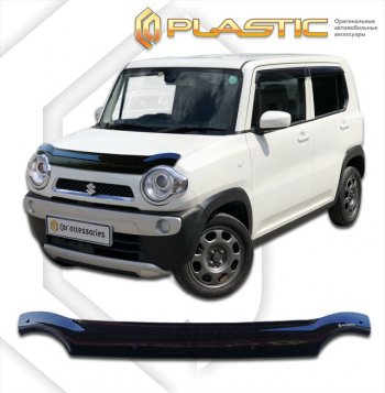 Дефлектор капота CA-Plastic Suzuki (Сузуки) Hustler (Хюстлер)  MR41S,MR31S (2014-2019) MR41S,MR31S хэтчбэк 5 дв.