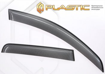 Дефлектора окон CA-Plastic Subaru (Субару) Pleo Plus (Плео)  LA300F, LA310F (2012-2017) LA300F, LA310F хэтчбек 5 дв. дорестайлинг, хэтчбек 5 дв. рестайлинг