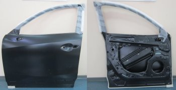 22 349 р. Левая дверь передняя BodyParts Mazda CX-5 KE дорестайлинг (2011-2014) (Неокрашенная)  с доставкой в г. Йошкар-Ола. Увеличить фотографию 1