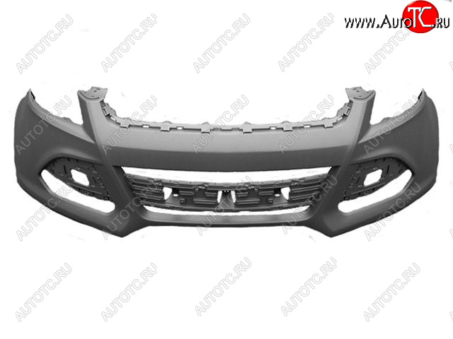 4 549 р. Бампер передний (с отверстиями под омыватели фар и под парктроник) BodyParts Ford Kuga 2 дорестайлинг (2013-2016) (Неокрашенный)  с доставкой в г. Йошкар-Ола