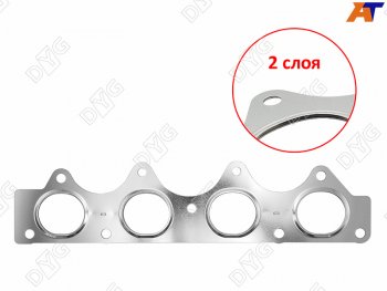 Прокладка выпускного коллектора G4FC1,6 G4FA1,4 DYG KIA Rio 3 QB рестайлинг седан (2015-2017)