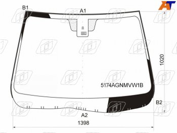 9 799 р. Стекло лобовое (Датчик дождя Молдинг) FUYAO Mazda 6 GH дорестайлинг лифтбэк (2007-2010)  с доставкой в г. Йошкар-Ола. Увеличить фотографию 2