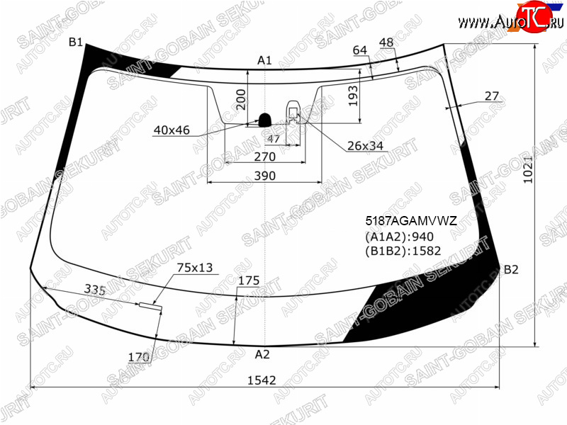 26 999 р. Стекло лобовое (Датчик дождя Молдинг) SAINT-GOBAIN SEKURIT Mazda CX-5 KF (2016-2024)  с доставкой в г. Йошкар-Ола