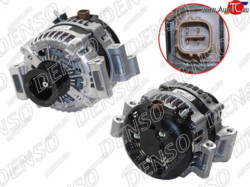 43 949 р. Генератор (12V/180A) DENSO Toyota Land Cruiser 200 дорестайлинг (2007-2012)  с доставкой в г. Йошкар-Ола