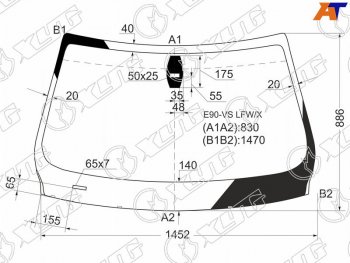 5 799 р. Стекло лобовое (Датчик дождя) XYG  BMW 3 серия ( E90,  E91) (2004-2012) седан дорестайлинг, универсал дорестайлинг, седан рестайлинг, универсал рестайлинг  с доставкой в г. Йошкар-Ола. Увеличить фотографию 1