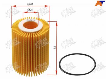 Фильтр масляный (картридж) EXCEL JAPAN Lexus IS250 XE20 седан дорестайлинг (2005-2013)