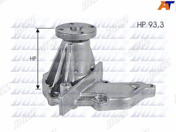 4 849 р. Насос системы охлаждения DOLZ  Ford Fiesta  5 (2001-2008), Ford Focus  2 (2004-2011), Mazda 2/Demio ( DW,  DY,  DE,  DJ IV) (1996-2019)  с доставкой в г. Йошкар-Ола. Увеличить фотографию 1