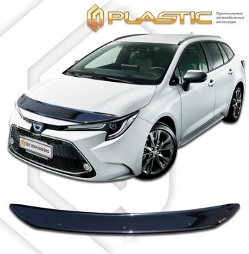 Дефлектор капота CA-Plastic Toyota (Тойота) Corolla (Королла)  E210 (2018-2022) E210 универсал дорестайлинг