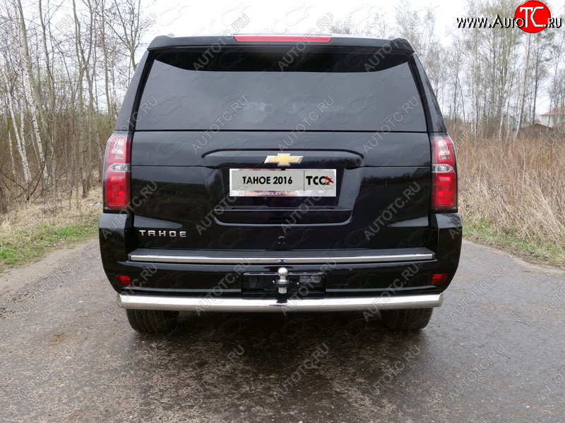 22 999 р. Защита задняя d76,1 мм ТСС Тюнинг Chevrolet Tahoe K2UC (2014-2021)  с доставкой в г. Йошкар-Ола