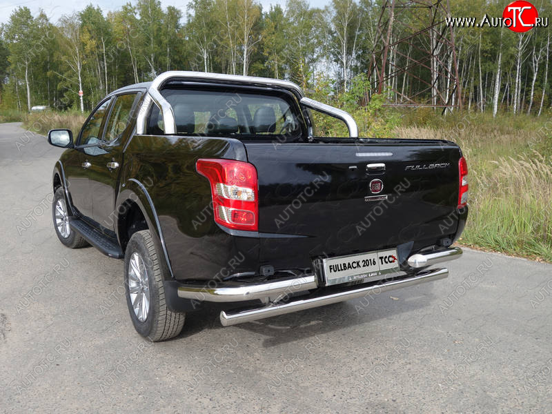 57 999 р. Защита кузова d76,1 мм (только для кузова) ТСС Тюнинг Fiat Fullback (2016-2018) (нержавейка)  с доставкой в г. Йошкар-Ола