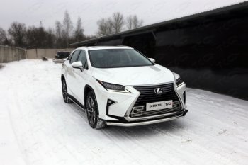 Защита переднего бампера нижняя d60,3 мм ТСС Тюнинг  RX  200T, RX300 ( XU10,  XU30), RX350 ( XU30,  AL10,  AL20), RX450H  AL10