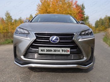 Декоративная вставка переднего бампера (кроме F-Sport) ТСС Тюнинг Lexus (Лексус) NX300h (НХ)  Z10 (2014-2017) Z10 дорестайлинг ()