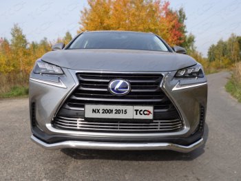 Декоративная вставка переднего бампера (кроме F-Sport) ТСС Тюнинг Lexus (Лексус) NX200T (НХ)  Z10 (2014-2017) Z10 ()