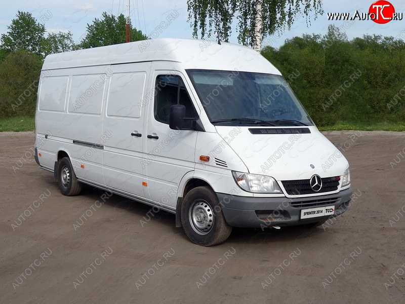 26 999 р. Защита порогов труба d42,4 мм ТСС Тюнинг  Mercedes-Benz Sprinter  W906 (2014-2018) рестайлинг (серые)  с доставкой в г. Йошкар-Ола