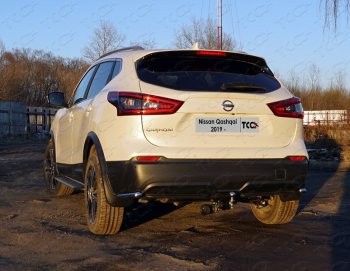 13 349 р. Защита заднего бампера (уголки, d42,4 мм) TCC Nissan Qashqai 2 J11 рестайлинг (2017-2022)  с доставкой в г. Йошкар-Ола. Увеличить фотографию 1