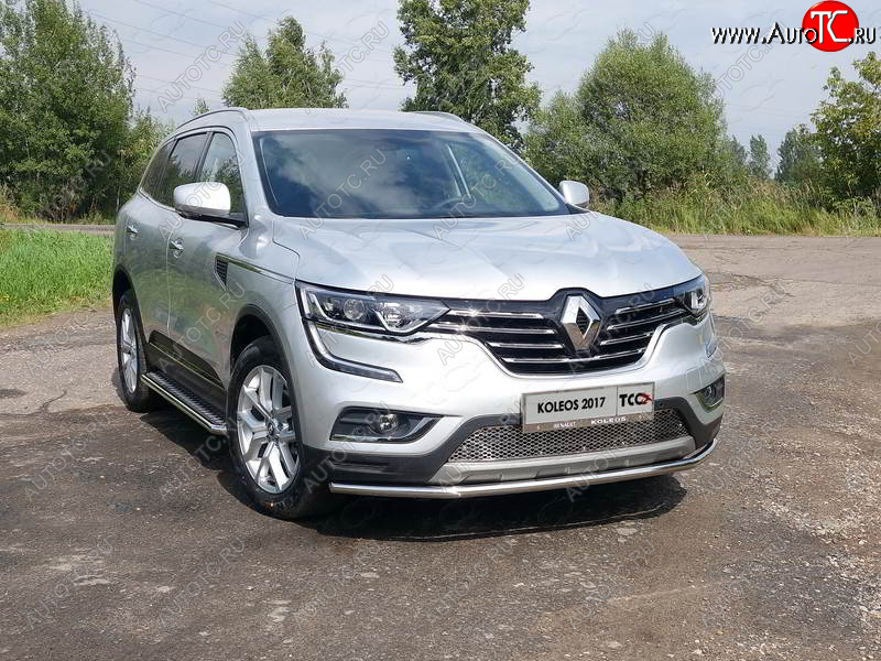 14 999 р. Защита переднего бампера нижняя 42,4 мм ТСС Тюнинг  Renault Koleos  2 (2016-2024)  с доставкой в г. Йошкар-Ола