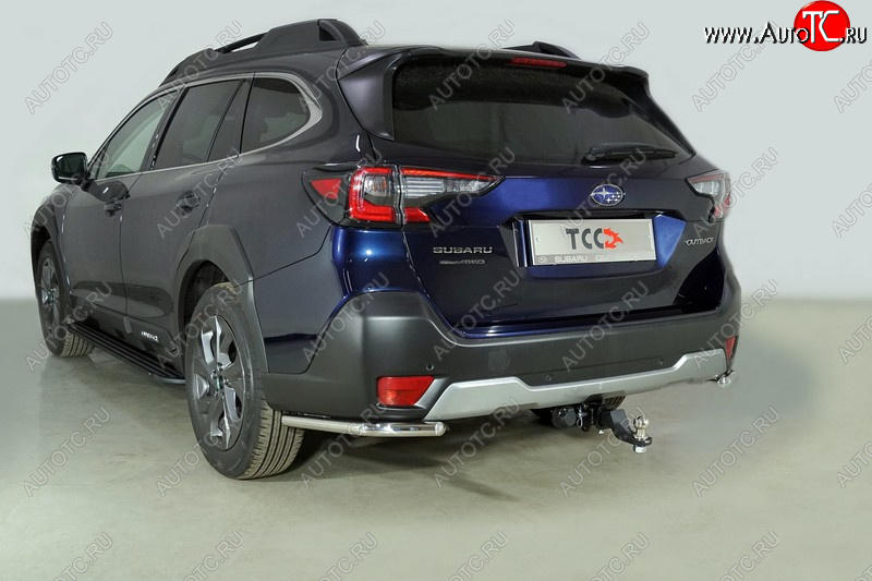 17 799 р. Защита заднего бампера (уголки, d42,4 мм) TCC  Subaru Outback  BT (2019-2024) универсал  с доставкой в г. Йошкар-Ола