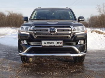 Декоративная вставка переднего бампера (EXECUTIVE) ТСС Тюнинг Toyota (Тойота) Land Cruiser (Лэнд)  200 (2015-2021) 200 2-ой рестайлинг