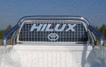  Защита кузова и заднего стекла (нержавейка Ø76,1) ТСС Тюнинг Toyota (Тойота) Hilux (Хайлюкс)  AN120 (2016-2025) AN120 дорестайлинг, 1-ый рестайлинг, 2-ой рестайлинг