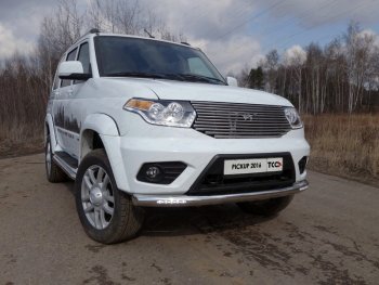 Декоративная вставка переднего бампера ТСС Тюнинг Уаз (uaz) Патриот (Patriot)  23632 (2014-2016) 23632 1 рестайлинг пикап ()