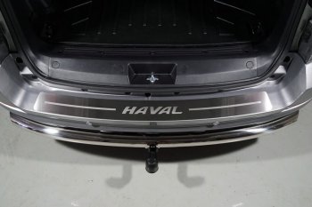 Накладка на задний бампер, ТСС Тюнинг Haval (Хавал) H5 (Н5) (2020-2023) рестайлинг