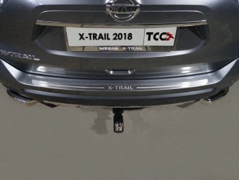 Накладка на задний бампер, ТСС Тюнинг Nissan (Нисан) X-trail (Х-трейл)  3 T32 (2017-2022) 3 T32 рестайлинг