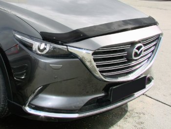 Дефлектор капота SIM Mazda CX-9 TC рестайлинг (2020-2025)