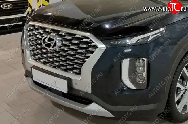 3 169 р. Дефлектор капота SIM  Hyundai Palisade  LX2 (2018-2022)  с доставкой в г. Йошкар-Ола