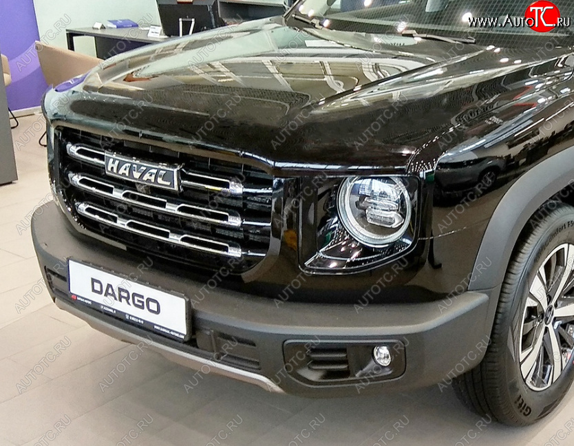 3 199 р. Дефлектор капота SIM Haval Dargo (2022-2025)  с доставкой в г. Йошкар-Ола