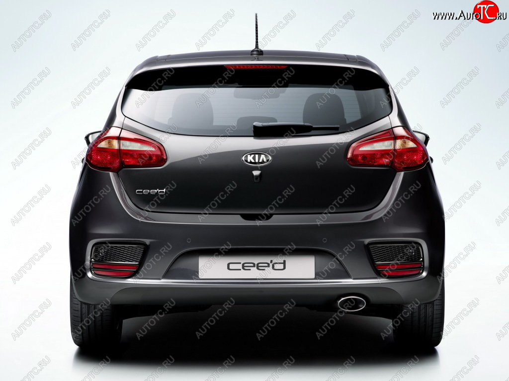 7 949 р. Бампер задний GAMMA  KIA Ceed  2 JD (2015-2018) рестайлинг, хэтчбэк (Неокрашенный)  с доставкой в г. Йошкар-Ола