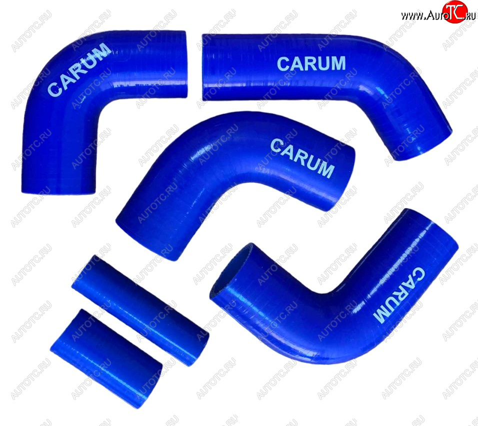 1 489 р. Комплект патрубков силиконовых радиатора дв.ЗМЗ-405 Ев-2 (6шт) помпа с электромуфтой. Толщина стенки патрубка 5 мм, армирование 4 нити CARUM  ГАЗ ГАЗель ( 3302,  3302,Бизнес) (1994-2024) дорестайлинг шасси, 1-ый рестайлинг бортовой , 2-ой рестайлинг шасси  с доставкой в г. Йошкар-Ола