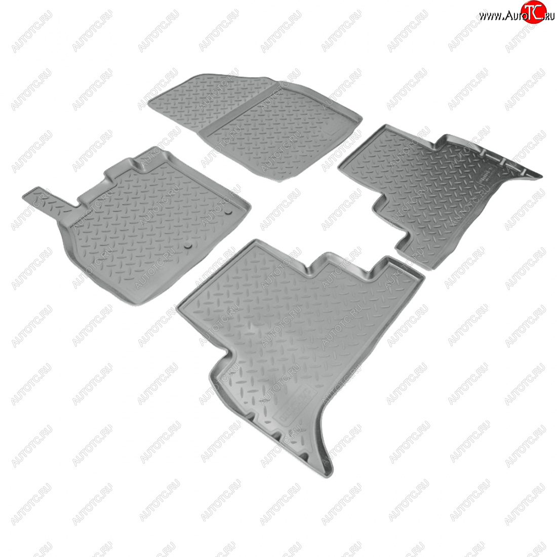 3 199 р. Коврики салонные Norplast  Renault Scenic  3 (2009-2012) (серый)  с доставкой в г. Йошкар-Ола