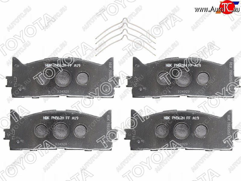 12 099 р. Колодки тормозные передние FR-FL SAT Toyota Camry XV40 дорестайлинг (2006-2008)  с доставкой в г. Йошкар-Ола