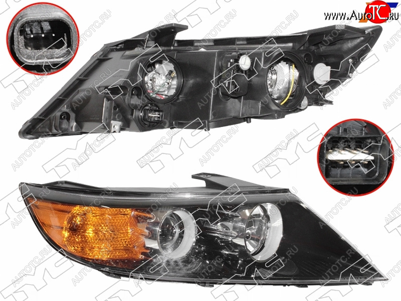 18 999 р. Фара правая (галоген, с корректором) TYC KIA Sorento XM дорестайлинг (2009-2012)  с доставкой в г. Йошкар-Ола