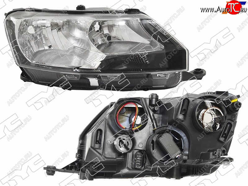 12 499 р. Фара правая TYC Skoda Rapid NH3 дорестайлинг лифтбэк (2012-2017)  с доставкой в г. Йошкар-Ола